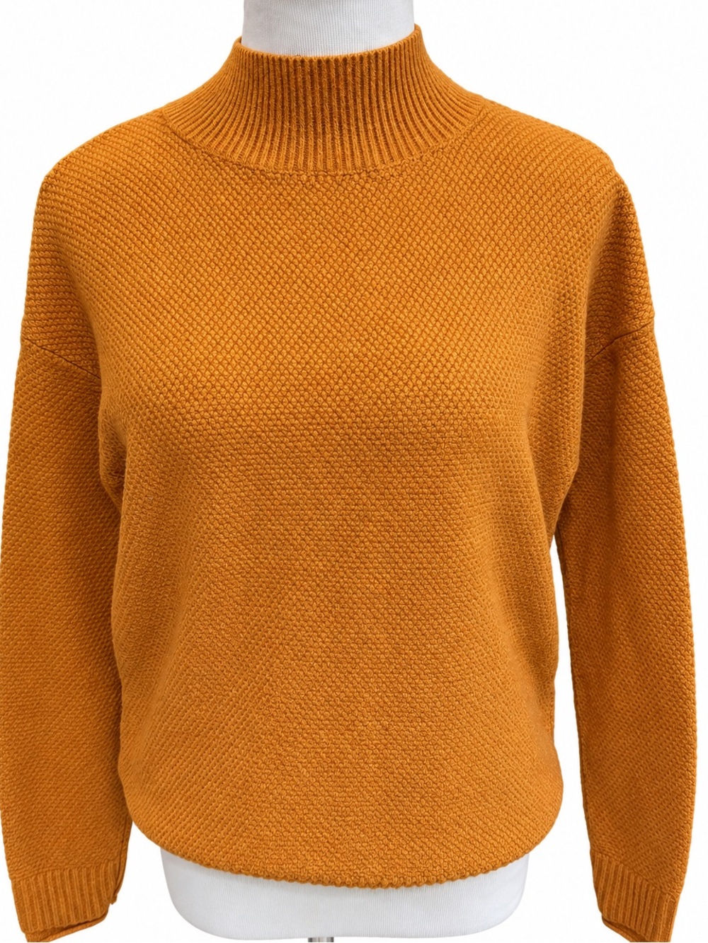 Merokeety Cozy Mustard Turtleneck Sweater - Women size Small